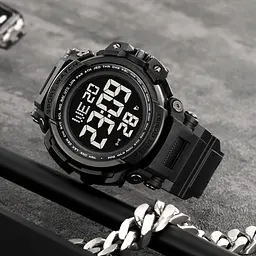 Наручний годинник чоловічий 2422BK Black Skmei acs0029933 - мініатюра 5