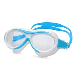 Дитяча маска для плавання Renvo Karu JR Anti-fog білий блакитний OSFM (1SM100-0603)