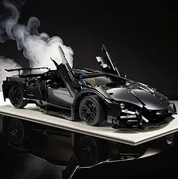 Конструктор Технік Чорний Суперкар Гіперкар Technic, 1288 деталей - мініатюра 1