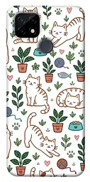 TPU чохол Demsky Cats pattern для Realme C21