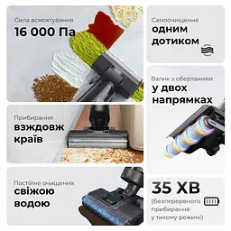 Бездротовий миючий пилосос Dreame G10 PRO - мініатюра 2