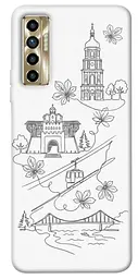 TPU чохол Demsky Kyiv spirit для TECNO Camon 17P