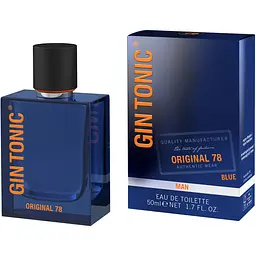 Туалетна вода для чоловіків Gin Tonic Original 78 Blue 50 мл - мініатюра 2