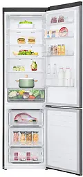 Холодильник LG GA-B509SLKM 203х68х60см 2 дв холодильне відділення 277 л морозильне відділення 107 л A++ NF Інв Диспл. зовнішній Графіт (GA-B509SLKM) - мініатюра 7