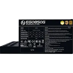 Блок живлення Lian Li Edge 850W 80+ Gold (G9P.EG0850G.B000.EU) Black (G9P.EG0850G.W000.EU) - мініатюра 3