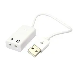 Звукова карта Dynamode USB 8(7.1) каналів 3D біла