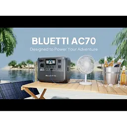 Зарядна станція Bluetti AC70 1000W 768Wh - мініатюра 7