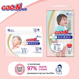 Трусики-підгузки Goo.N Plus М (6-12 кг) 58 шт. для дітей унісекс (878586) - мініатюра 12