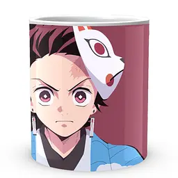 Кухоль GeekLand Kimetsu no Yaiba Клинок, який знищує демонів Танджиро KY 002.27 330 мл білий - мініатюра 2