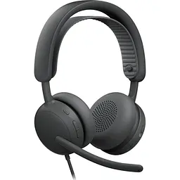 Комп'ютерна гарнітура Logitech Zone Wired 2 for Business USB-A/C Graphite (981-001618) - мініатюра 2