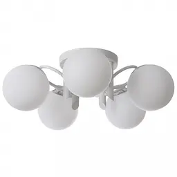 Люстра Brille молекула стельова E27 60W WH (BL-424C/5)