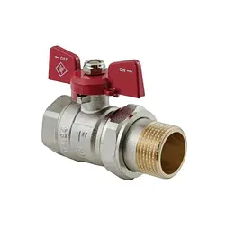 Кран кульовий з американкою Nolf classic 1" прямий NFC.921-10 (NF3152)