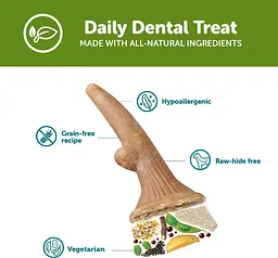 Натуральні ласощі для собак WHIMZEES Antler L 6 шт. - мініатюра 5