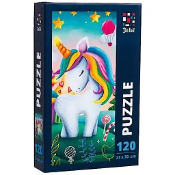 Пазли "Little cute unicorn", 120 елем. De.tail
