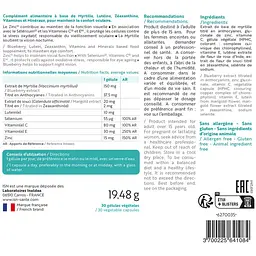 Комплекс Ineldea Visioteine Гострота зору та втома очей 30 капсул - мініатюра 2