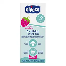 Зубна паста Chicco Полуниця, з фтором, 50 мл (07429.00) - мініатюра 2