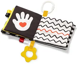 Розвиваюча м'яка книжка BabyOno My Contrast Book - мініатюра 4