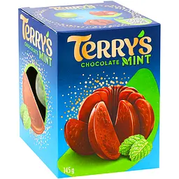 Уцінка. Шоколадний апельсин Terry's Chocolate Mint Milk 145 г 