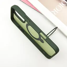 Чохол Ummi Colorful with MagSafe HQ Ring для Apple iPhone 16 Pro (6.3) Green - мініатюра 4