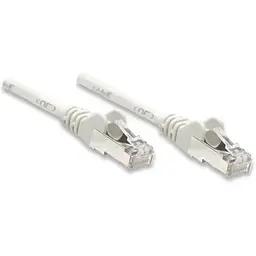 Патчкорд FTP Cat.5e ( 2.0м сірий), Intellinet, Біметал, ССА (329903)