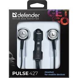 Гарнітура для смартфонів Defender Pulse 427 Black (63427)