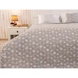 Покривало Руно Star, 212х150 см, сіре (360.52Star) - мініатюра 3