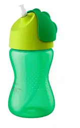Чашка з трубочкою Philips Avent 12+ міс. 300 мл зелена (SCF798/01) - мініатюра 2