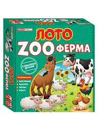 Навчальна гра Лото. ZOOферма Ранок 10109130У shop (4823076150501)