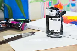 Акрилова фарба Sennelier Abstract, 120 мл, Титановий білий (Titanium white) - мініатюра 3