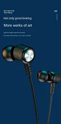 Бездротові наші навушники WH001K, BT5.0, вакуумні, IPX5, 280mAh, 8h, black - мініатюра 8