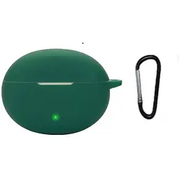 Чохол-накладка DK для Oppo Enco Air 4 | Silicone Candy Friendly з карабіном (017987) (green)