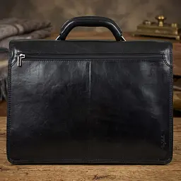 Чоловічий діловий портфель Tony Perotti 8009/42 nero (90377) Чорний - мініатюра 7