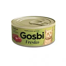 Вологий корм Gosbi Sterilized Tuna & Apple 70г для стерилізованих кішок