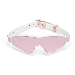 Шкіряна маска на очі Liebe Seele White Pink Fairy Goat Leather Blindfold SX2824 104162