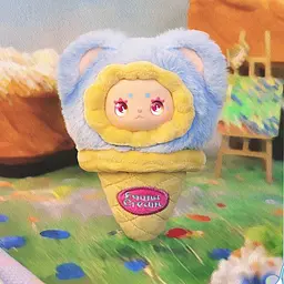 Колекційна м'яка іграшка з кільцем Морозивко Pop Top MJ-000095 Lucky Emma серії "Scoop Ice Cream" - мініатюра 2