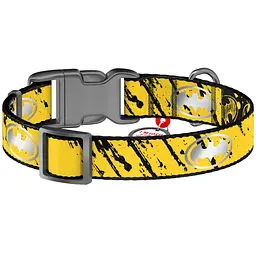 Нашийник для собак Waudog Nylon з QR паспортом Бетмен Ескіз р.L 25 мм 33-49 см (282-1081) - мініатюра 2