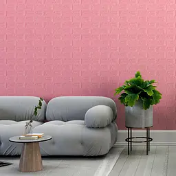 3D панель Sticker Wall самоклеюча 700x770x7мм цегла Рожева 004-7 SW-00000057 - мініатюра 5