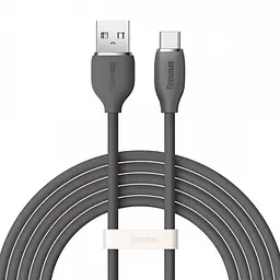 Кабель Baseus Jelly Liquid Silica Gel Fast Charging Cable USB to Type-C 100W 1.2m CAGD010001 Black