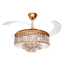 Люстра Brille вентилятор з пультом LED 36W WW RM G (BCL-699S/1)