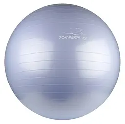 М'яч для фітнесу (фітбол) PowerPlay 4001 Ø75 cm Gymball Sky Blue + помпа (PP_4001_75_Sky_Blue) - мініатюра 2