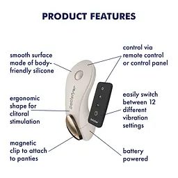 Вібратор у трусики Satisfyer Little Secret Battery Series з пультом ДК - мініатюра 7