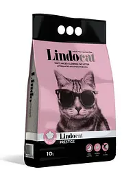 Бентонітовий комкувальний наповнювач Lindocat Prestige baby powder з ароматом дитячої пудри 10 л
