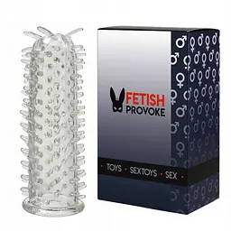 Насадка на пеніс Fetish Provoke Clear Power 11 см прозорий - мініатюра 4