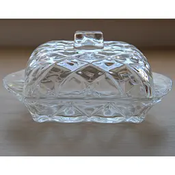 Маслянка скляна Crystal Vega 17х10.5 см в упаковці TB019A (83000019_TB019A) - мініатюра 5
