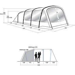 Намет Outwell Parkdale 6PA Green (111181) - мініатюра 2