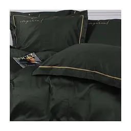 Постільна білизна MirSon Сатин Imperial Satin Emerald 175х210 двоспальний (2200008576240) - мініатюра 6