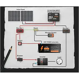 Акумулятор Li Time LiFePO4 24V BT [25.6V/100Ah/2560Wh] [123752] - мініатюра 4