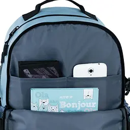 Рюкзак GoPack Education Teens 186 блакитний (GO25-186L-2) - мініатюра 10