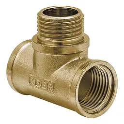 Трійник Koer Kf.T06FMF.Wn 1/2'' Взв (без нікелю) KR3029