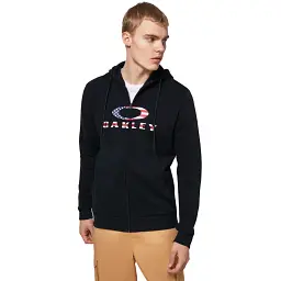 Толстовка Oakley Bark FZ Hoodie 2.0 L Army green - мініатюра 5